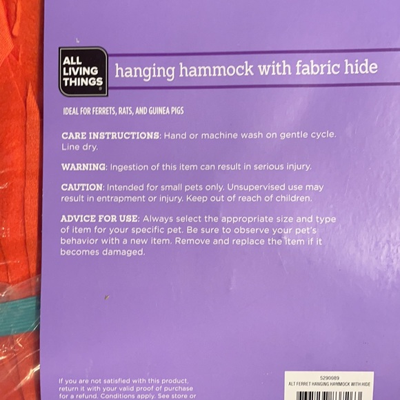 Hanging hammock for animals - Picture 4 of 4